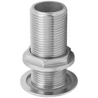 Stainless Steel Straight Thru Hull Fitting Drain Thread Hose Barb Scupper Hose Boat Marine Bilge Pump Drain Vent Aerator Hose