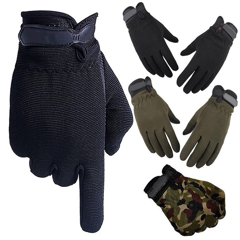 Gants de sport coupe-vent pour hommes, doigt complet, pêche en plein air, vélo, cyclisme, ski, anti-ald, hiver