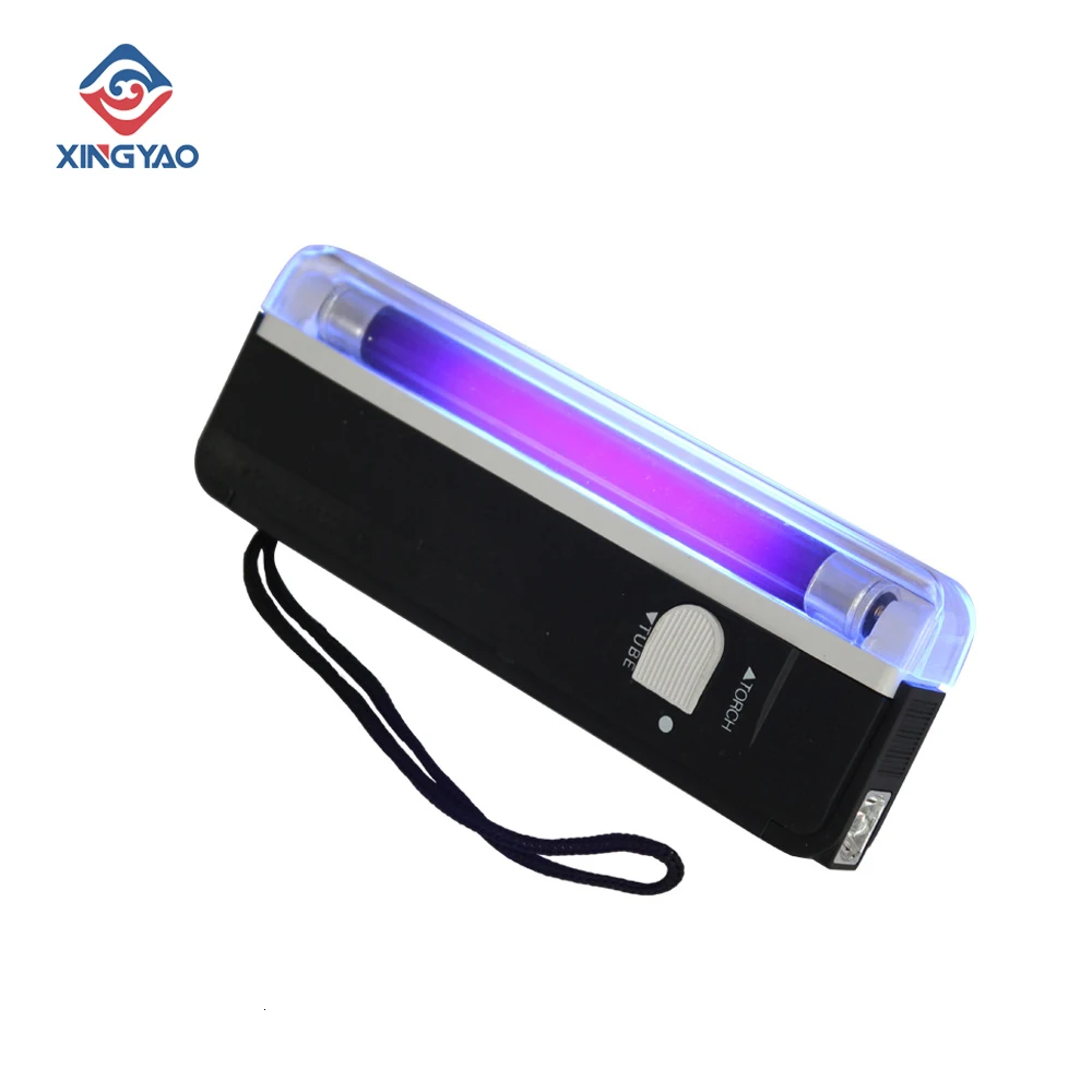 credit card/check/ticket/passport/ID card/ballot Paper Inspection with torch UV light Currency Detecting 2 in 1Money Detector