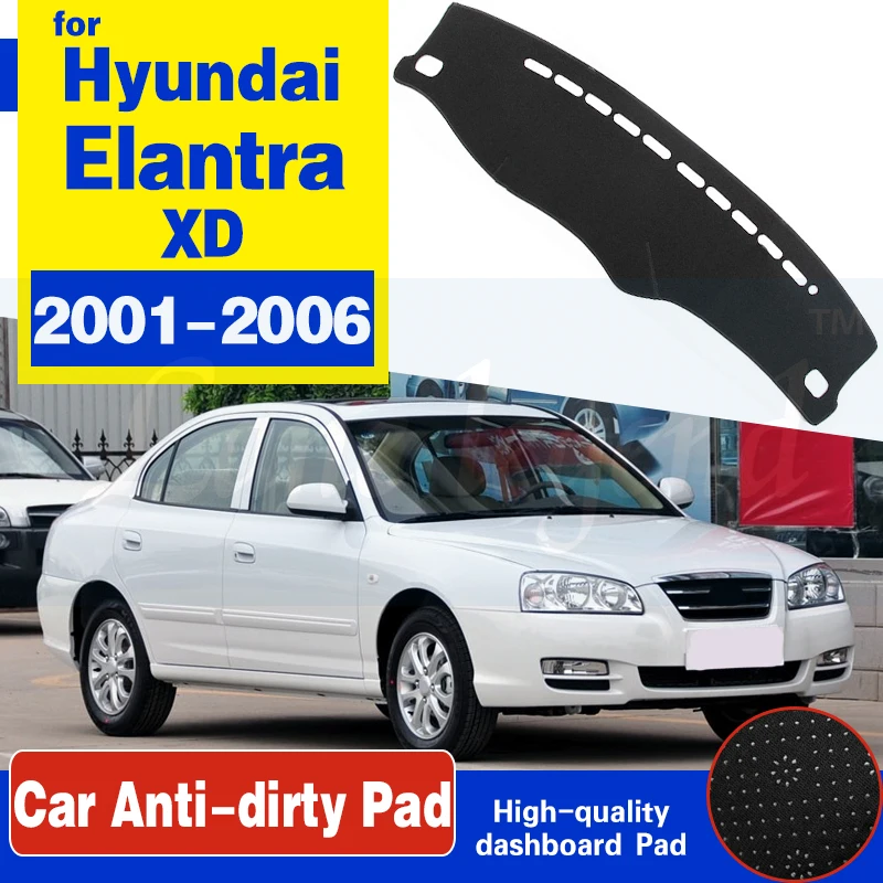 For Hyundai Elantra 2001 2002 2003 2004 2005 2006 XD I30 Anti-Slip Mat Dashboard Cover Pad Sunshade Dashmat Protect Accessories