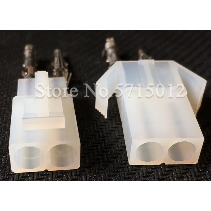 5set 2 Hole 2 Way Pin Female And Male Big Tamiya Connector Set Kits Large Tamiya Set L6.2 6.2MM Socket Plug