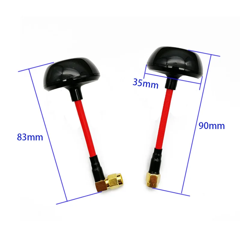 5.8G 3dBi Omnidirectional Mushroom TX/RX RHCP FPV Antenna SMA RP-SMA Male for RC FPV Racing Drone Quadcopter Part