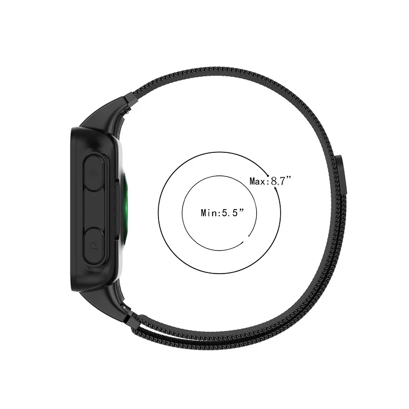 Correa de reloj de acero inoxidable de Milán para Garmin Forerunner35 Forerunner30 forethlete 35J, pulsera con herramienta para Forerunner35J