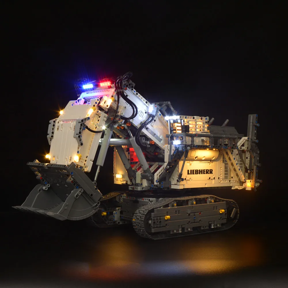 Led Light Kit For 42100 Technic Liebherr R 9800 Excavator Toy  Lighting Set DIY Toys Set (Not Included Building Blocks)