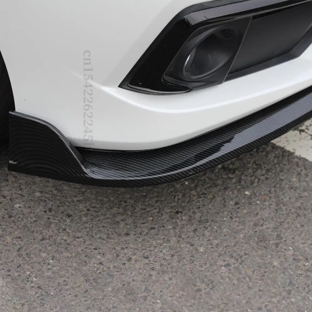 Honda Civic 10 세대 세단용 전면 범퍼 립 친, 고품질 프로텍터 바디 키트, 튜닝 트림 스타일링, 2019 2020 2021 2019 +