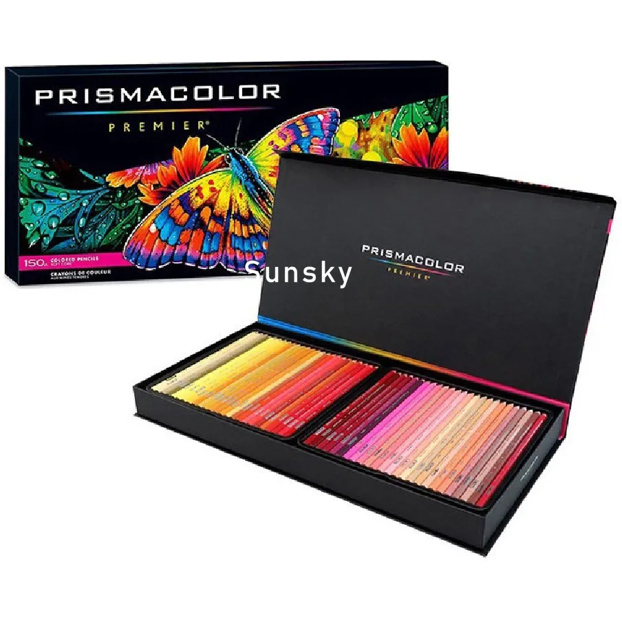Prismacolor-lápices de colores Premier, núcleo suave 24 36 48 72 150-Count, pintura a mano, suministros escolares, suministros de arte