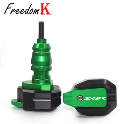 For ZX-6R ZX6R ZX 6R 2013-2017 Motorcycle CNC Falling Protection Frame Slider Fairing Guard Anti Crash Pad Protector