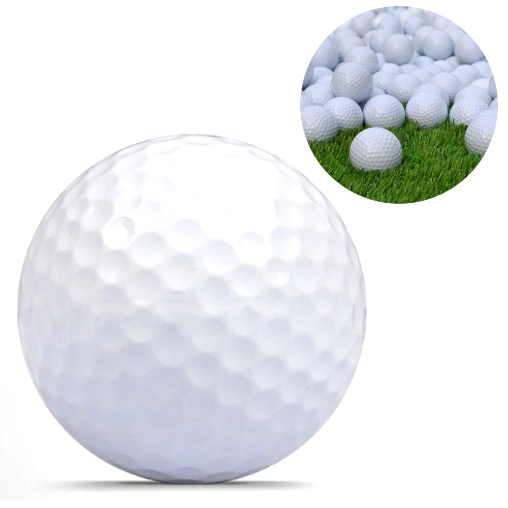 Witte Golfballen Ronde Golfballen Draagbare Driving Range Outdoor Sport Tennis Golf Practice Ballen Golf Accessoires 42.6Mm