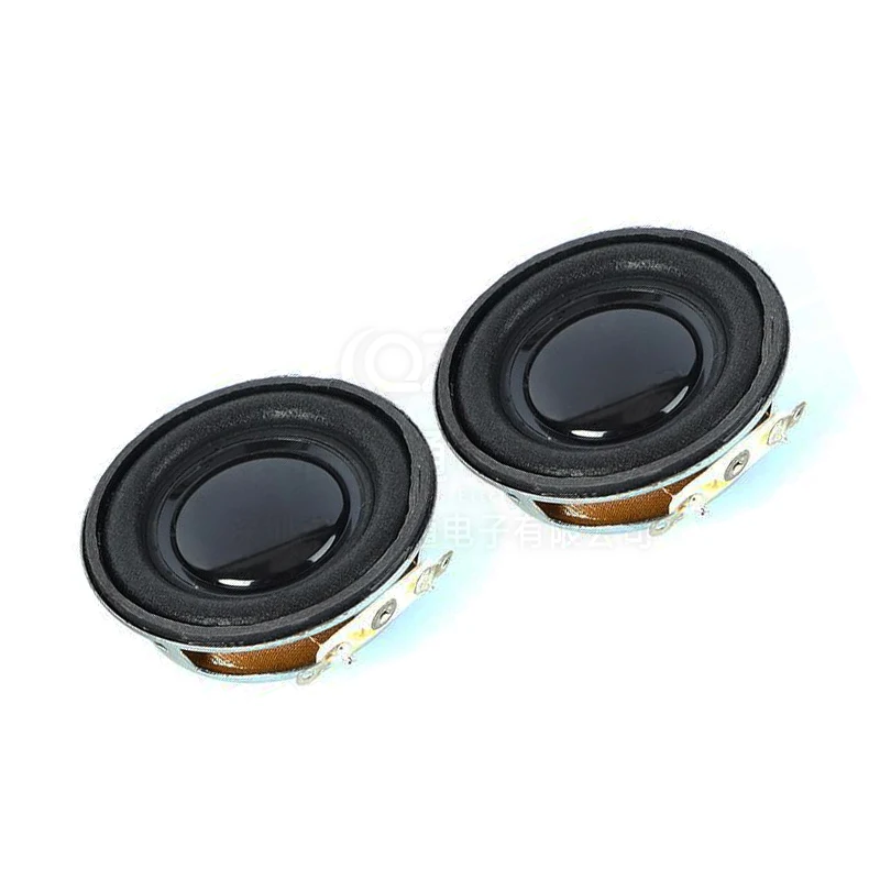 2Pcs Speaker Horn 3W 4R Diameter 4CM Mini Amplifier Rubber Gasket Loudspeaker Trumpet