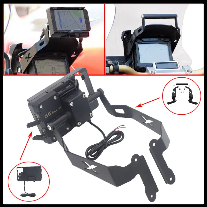 

For HONDA X-ADV 750 XADV 750 XADV750 Motorcycle Bar Mobile Phone bracket GPS front Stand Holder Smartphone navigation bracket