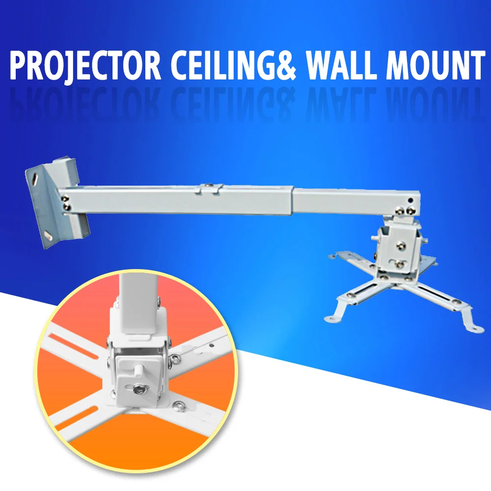 2025 Universal Projector Ceiling Mount Wall Bracket Threading Stretch Holder Hanging For Beamer Adjustable Stand