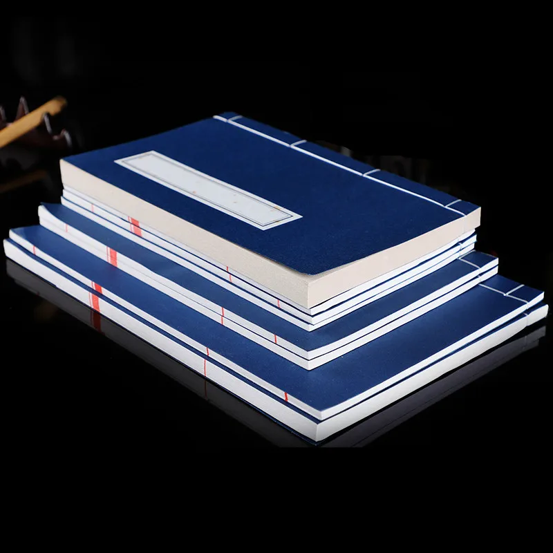 Tradtional Blank Xuan Paper Book for Scriptures Copying Soft/hard Pen Calligraphy Rice Paper Half Ripe/ripe Xuan Paper Books