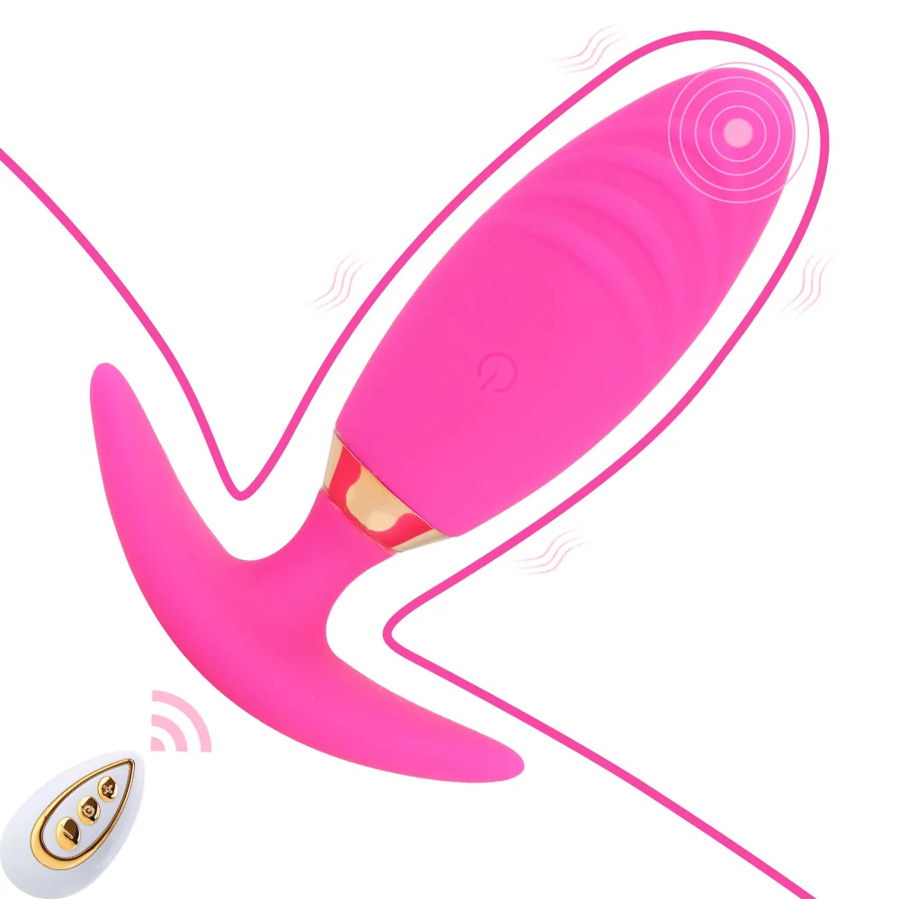 Mainan seks untuk wanita stimulasi klitoris jarak jauh nirkabel bercahaya 10 kecepatan pemijat Spot G Vibrator Dildo dapat dipakai