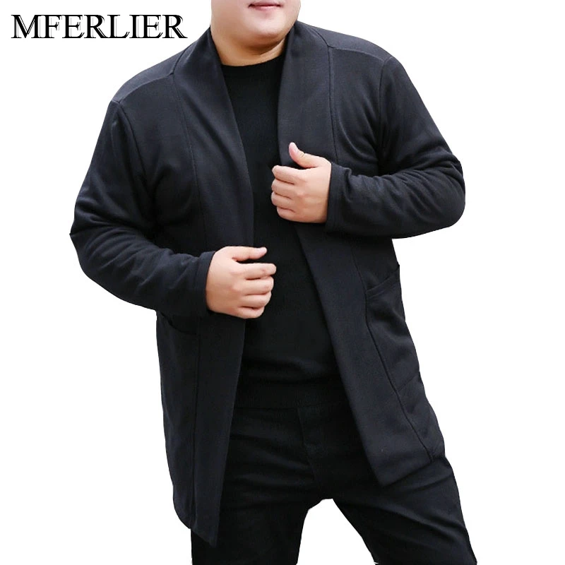 Spring autumn sweater men 5XL 6XL 7XL 8XL Bust 152cm Plus size cardigan men