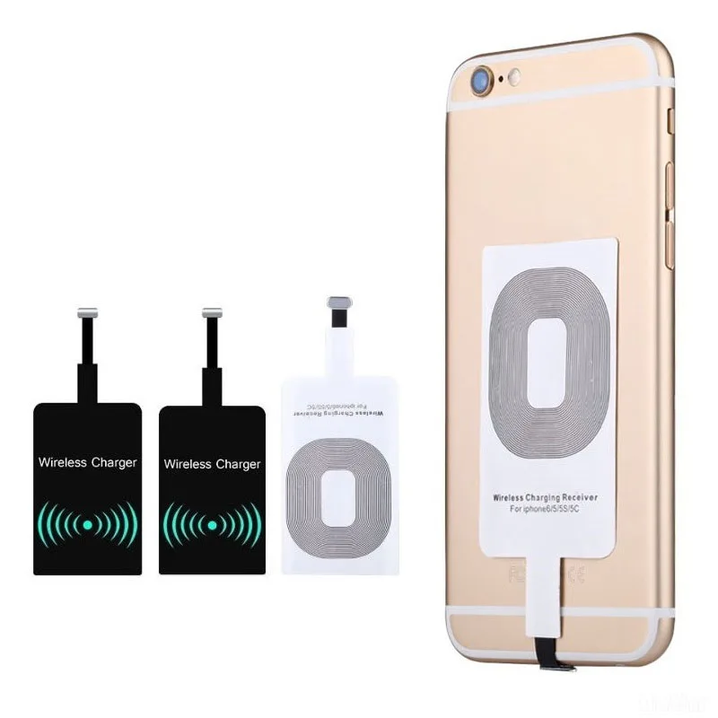 2020 Sale Qi Wireless Charger Receiver Module Adapter for Apple iPhone 6 6S 7 Plus 5 S 5S SE Charging Receptor Pad Coil