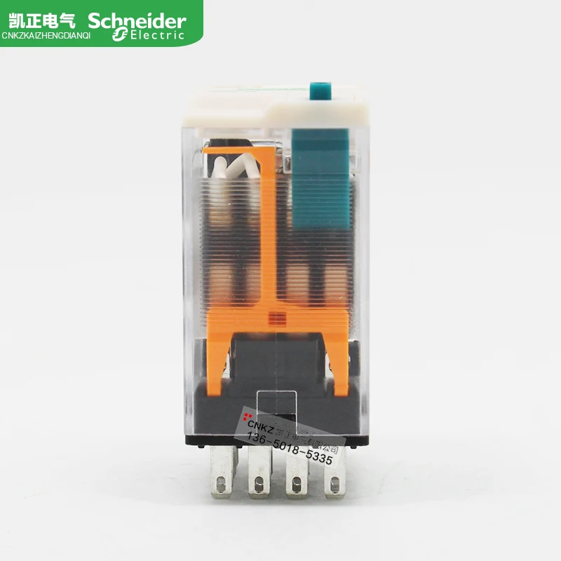 10 pieces of  Original authentic Schneider small relay RXM4AB2BD DC24V 14 feet 6A white shell