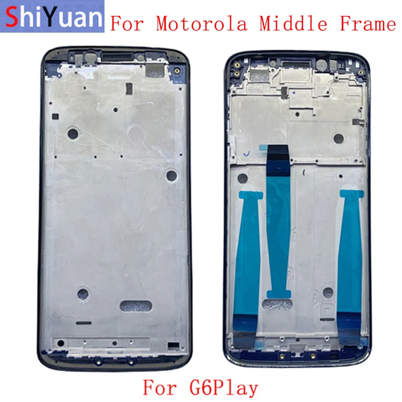 

Housing Middle Frame LCD Bezel Plate Panel Chassis For Motorola G6 Play Phone Metal Middle Frame Replacement Parts