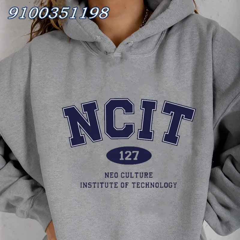 Kpop GérClothes-Sweats à capuche NCT pour femmes, Sweat à capuche Neo Culture Institute of Technology, Streetwear féminin, Mode coréenne, 127