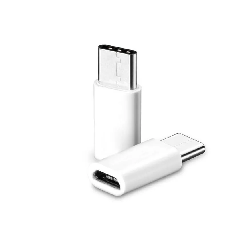 1PC USB-C Type-C to Micro USB Adapter  For Samsung Galaxy Note 7 Data Charging Adapter Quality Accessories For Mobile Phones 8