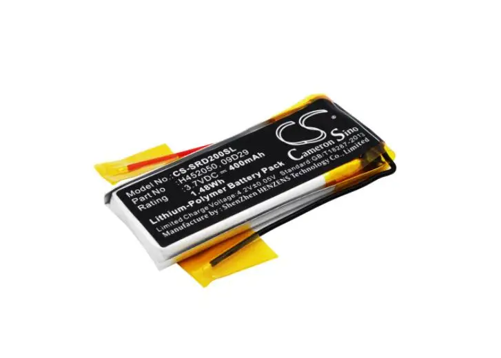 cameron sino 320mah battery for  CARDO Q1 Q3 for SCALA RIDER Q3 Rider FM WW452050PL_C  Wireless Headset Battery