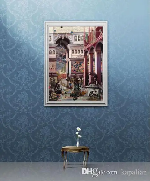 Raqib Shaw Painting High Quality Art Poster Print Canvas Wall Picture Painting 12 24 36 47 Inches