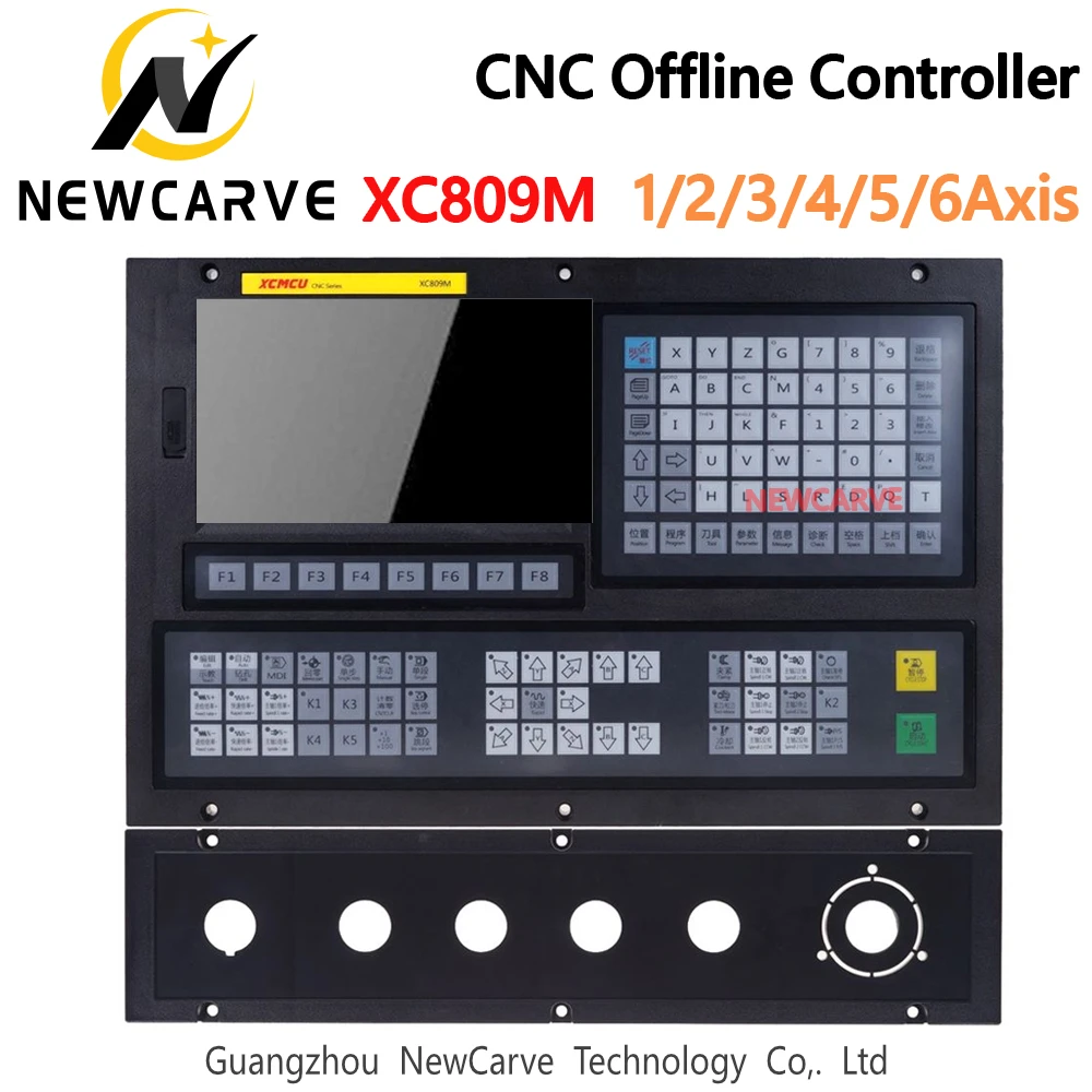 

Stand Alone XC809M 1~6 Axis USB Controller Support FANUC G-code For Offline Milling Boring Tapping Drilling Feeding NEWCARVE