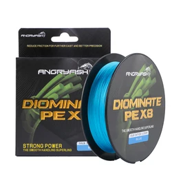Angryfish Diominate PE X8 Fishing Line 527YDS/500M 8 Strands Braided Fishing Line Multifilament PE Line 18 20 30 40 50 80LB