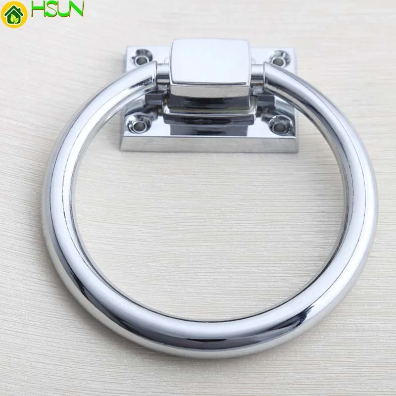 

Modern Fashion Shaky Drop Rings Furniture Handles Silver / Antique Brass Room Wooden Door Wooden Chair Sofas Pull Unfold Install