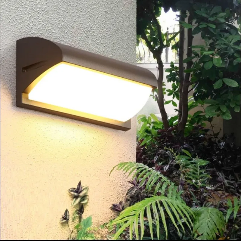 Luz LED Extra grande para exteriores, impermeable, IP65 con Radar Sensor de movimiento, luz led para exteriores, lámpara de pared para exteriores,