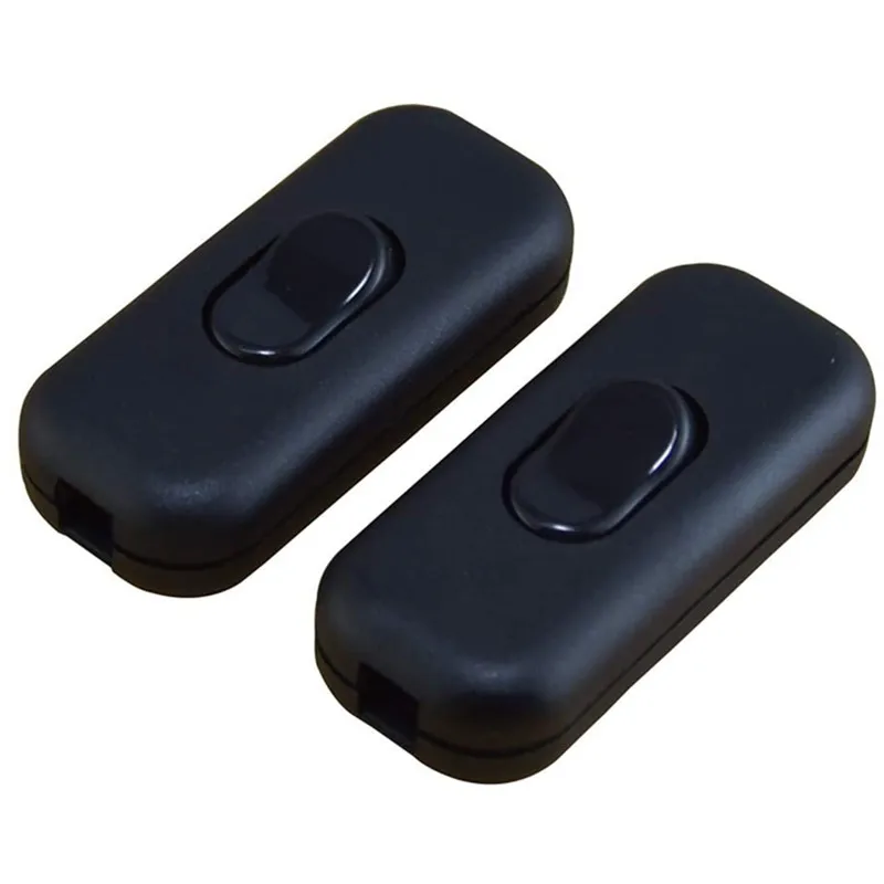3/2/1Pcs Light Switch AC 0-250V 6A Inline ON/OFF Table Desk Lamp Cord Cable Toggle Rocker Switches control for LED lighting