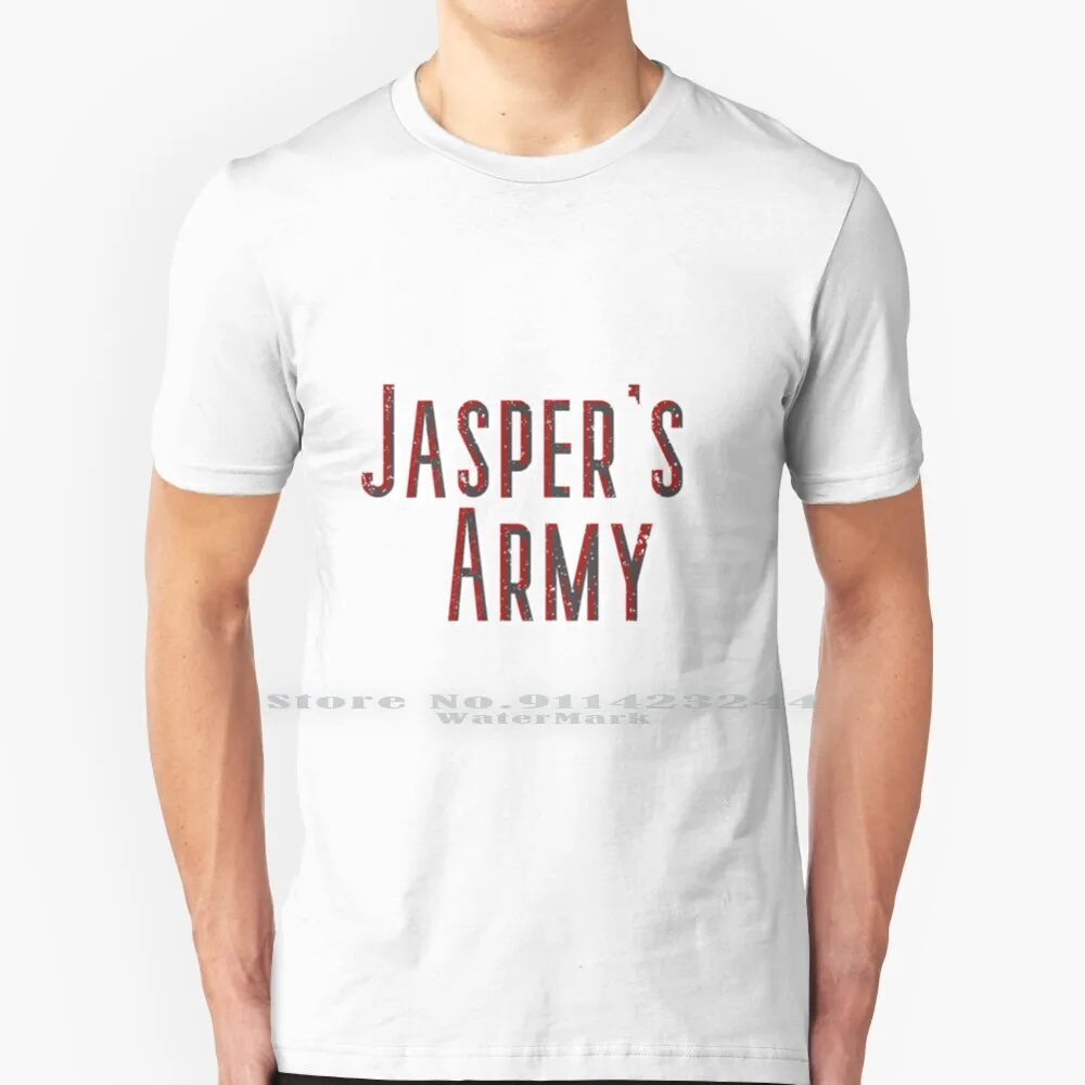 Jasper's Army T Shirt Cotton 6XL Stephenie Meyer Twilight Saga Jasper Hale Jaspers Army Cullens Cullen Family