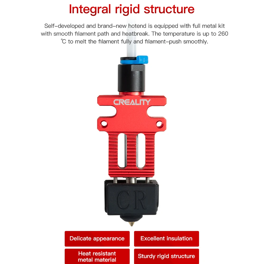 الأصلي Creality CR6 SE Hotend عدة ث/اضافية 2 قطعة فوهات 0.4 مللي متر ل CR-6 SE/ماكس/CR-5 برو طابعة ثلاثية الأبعاد مع سخان ، الثرمستور