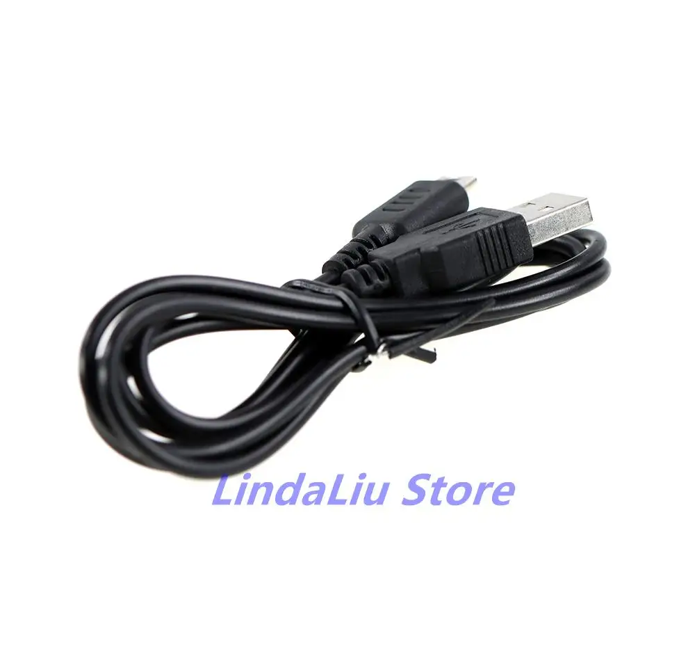 50 Buah Kabel Pengisi Daya Data USB Hitam untuk Jalur Kabel Daya Pengisi Daya NDSL untuk Nintendo DS Lite DSL NDSL