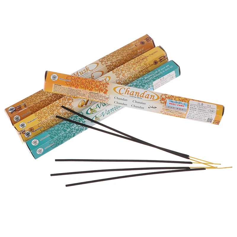 20pcs/1box Tibetan Indian Incense Sticks Multiple Flavor Incense Sticks Fragrance Agarwood/vanilla/amber/musk