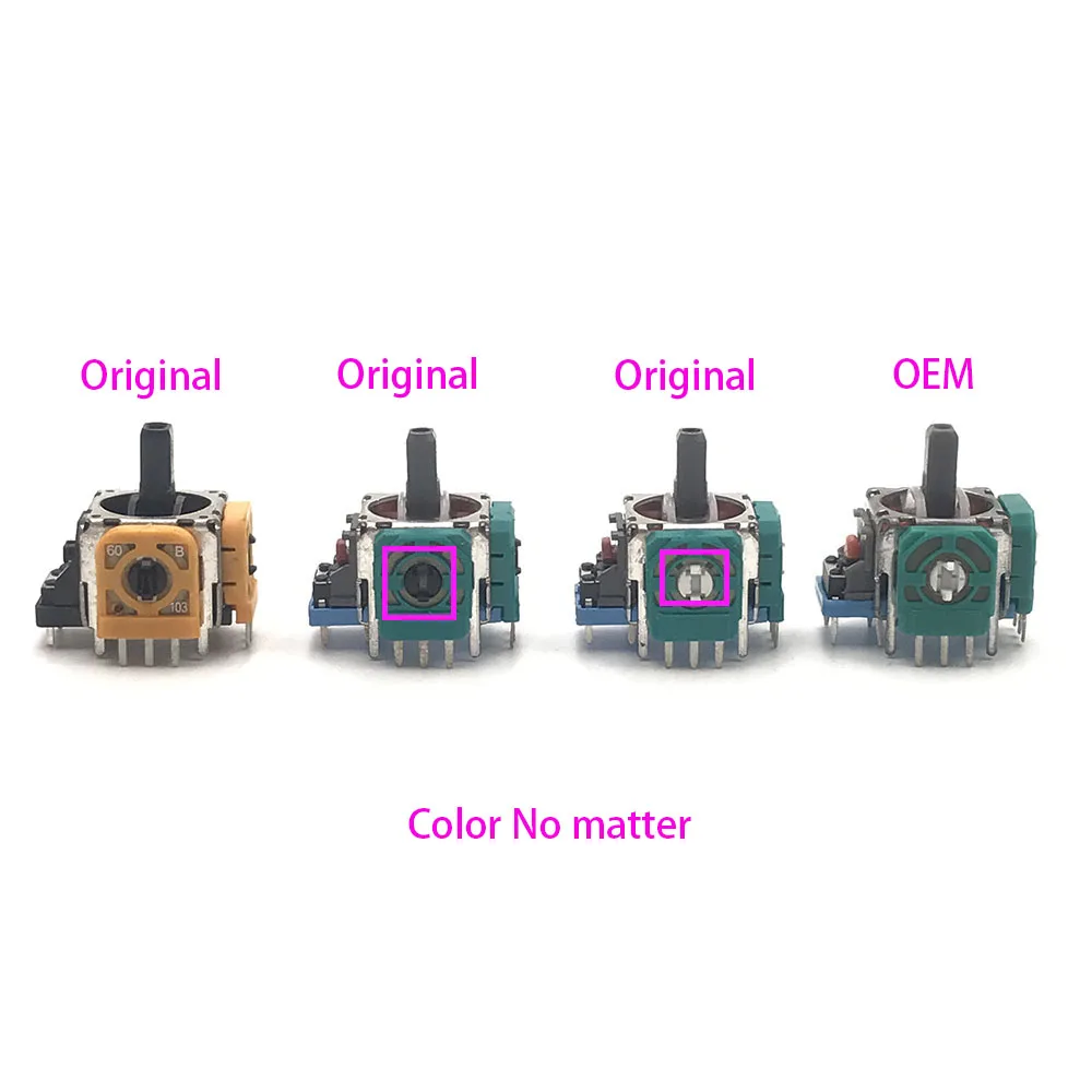 10PCS Original Or Oem 3D Analog Sensor 3D Analog Axis 3D Joystick Potentiometer For PS5 PS4 Controller