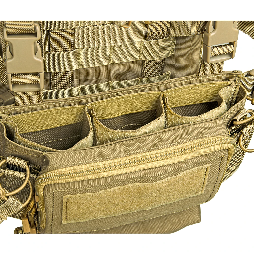 Flatpack D3 Plus Backpack Hydration CB Chest Rig Vest Armor Rifle AK M4 Pistol Magazine Pouch Outdoor Hiking Hunting Army Bag