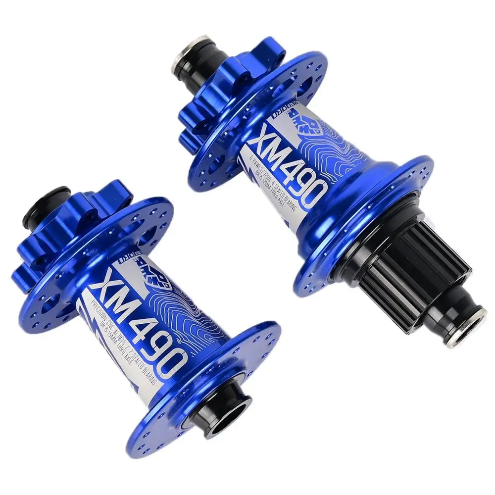 Koozer XM490 28/32/36H 12 Speed MS Bicycle Hub 12s MTB Hubs Mountain Bike Disc Brake Micro Hub For XT M8100 M9100 M7100