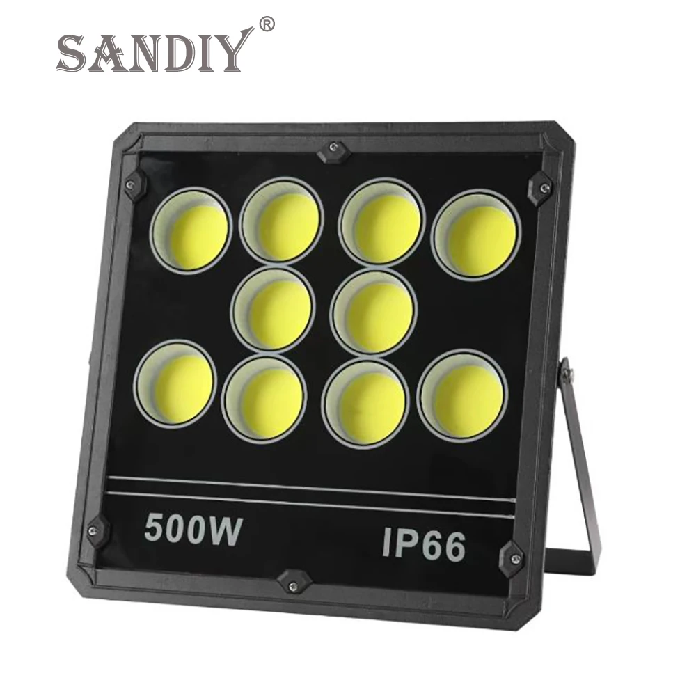 SANDIY Flood Light LED 50W 100W 200W 300W 500W Spotlight สวนกลางแจ้งโคมไฟสแควร์วิลล่า house ภายนอกอาคารโคมไฟติดผนัง