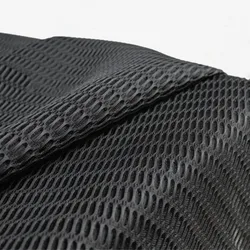 Classic 3D Air Mesh Fabric, High Quality, Sandwich Layer, Sport Bag Fabric, Sewing Black, Car Chair, Net Cloth, French, Autumn,