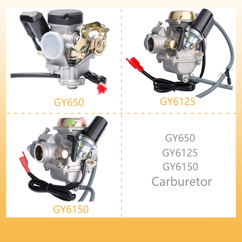 Motorcycle parts carburetor gy6 for BAJA Scooter ATV Go Kart Scooter GY650/GY6125/GY6150 PD22J/PD24J/PD26J carburetor