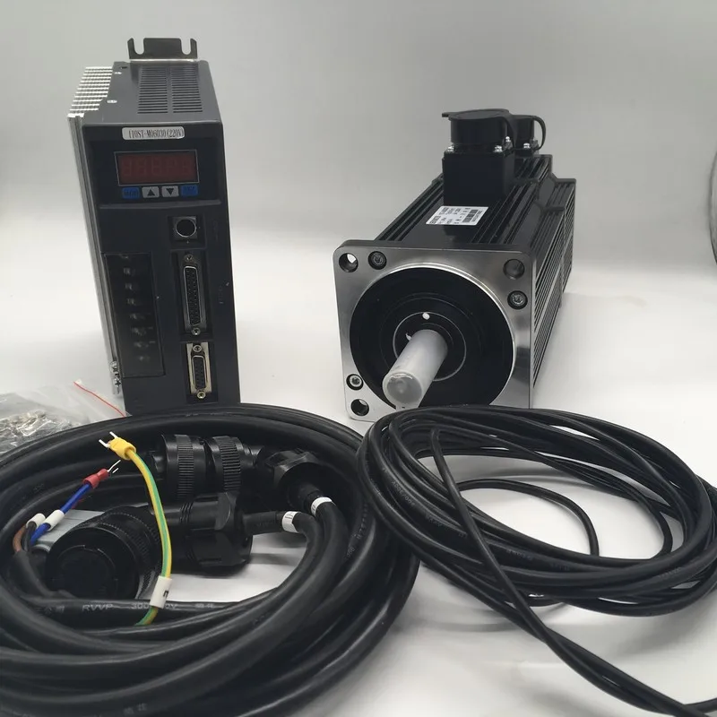 

180mm 4.5KW 4500W 21.5NM 2000R/Min 380V/400V AC Servo Kits CNC constant torque with 3M Cable