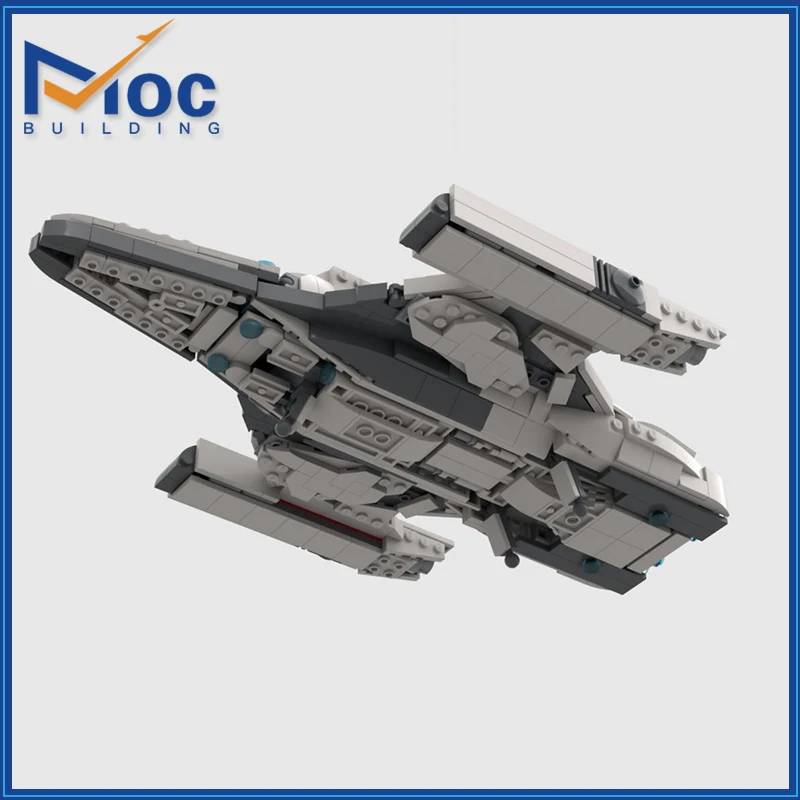 Interstellar Mocha Empire Couier Spaceship Building Block MOC  Star Destroyer Assembly DIY Bricks Children Xmas Toys