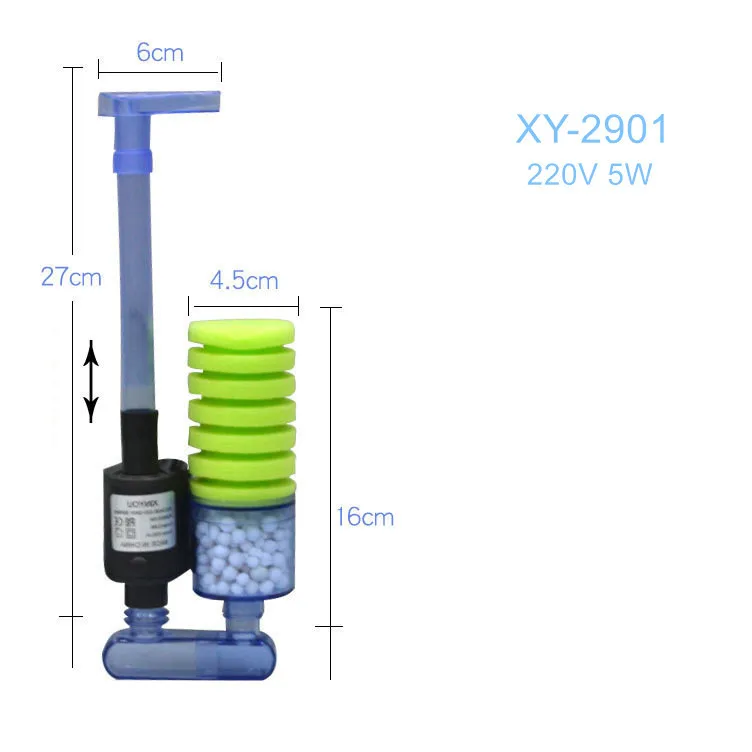 Sponge filter aquarium fish tank filter fish tank filter mini aquarium filter pump sponge aquarium with submersible pump