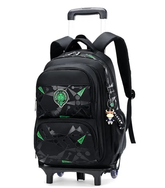 Imagem -06 - Ziranyu Rolling Backpack For Children Mochila Escolar Trolley Bolsa For Boys Kids Bolsas com Rodas