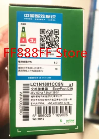 Contator AC36V LC1-E1801CC5N LC1E1801CC5N 。 LC1N1801CC5N substitui LC1E1801CC5N