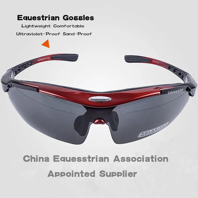 Equestrain Horse Riding Goggles, Anti-Ultraviolet, Sand-Proof, Lightweight and Comfortable