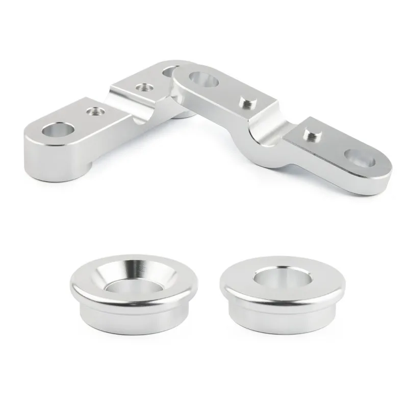 Shifter Bushing Kit, Front and Rear Solid Linkage Shifter Bushing Kit Aluminum for Honda Civic B-Series Engine B16 B18 B20