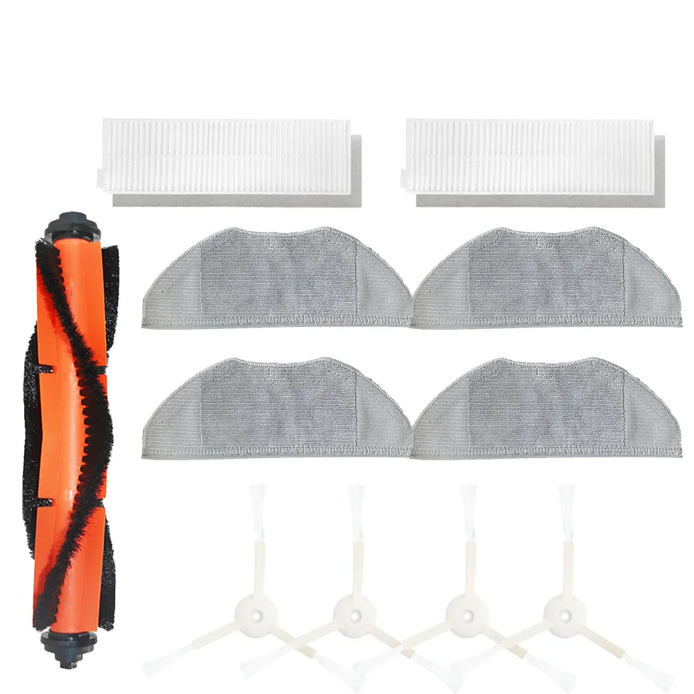 Ensemble de pièces de rechange pour aspirateur Xiaomi Mijia G1 MJSTG1, brosse principale, brosse latérale, filtre, torchon