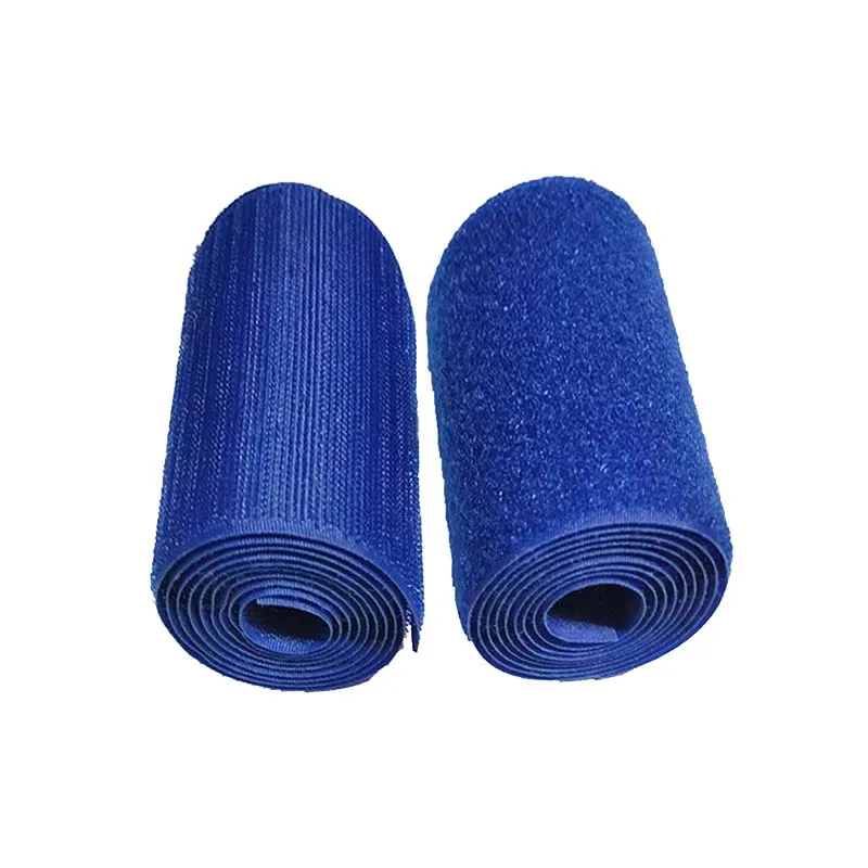 10CM Width Royal Blue  No Adhesive Hook  An Loop Fastener Magic Tape Sticker Strap For Clothing Sewing Shoes Repair