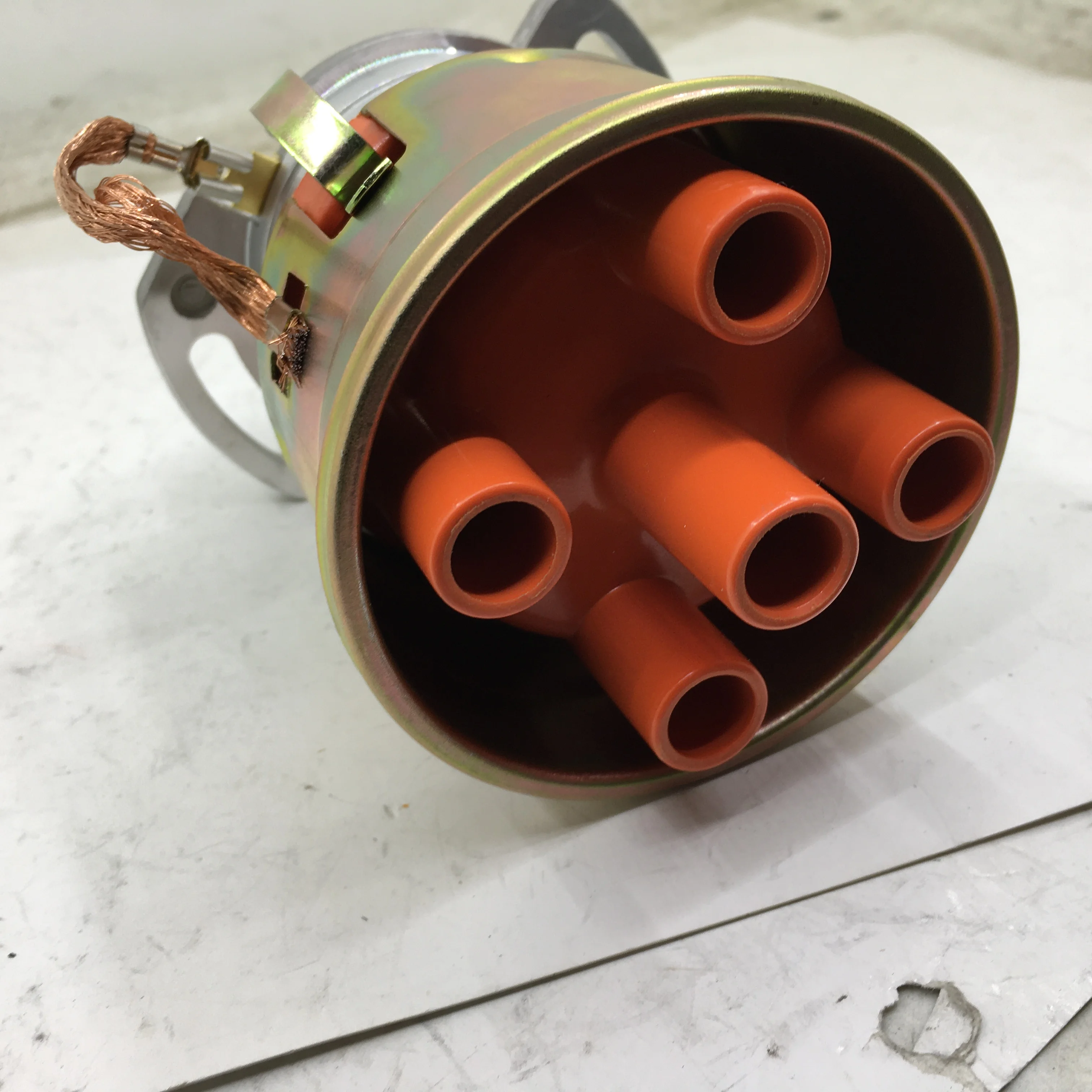 SherryBerg MỚI hoàn chỉnh thức Đánh Lửa Phân Phối W/Cáp 030905205AB 030905237G Cho VW Polo Lupo Golf Ghế IBIZA Skoda